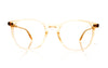 Garrett Leight Doreen 1087 SHCR Shell Crystal Glasses - Front