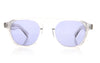 Garrett Leight Harding X 2092 LLG/DBBL Clear Sunglasses - Front