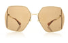 Gucci GG0817S 2 Gold Sunglasses - Front