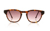 John Dalia Jack C13 Dark Brown Tort Sunglasses - Front