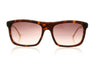 John Dalia Marlon C12 Dark Brown Tort Sunglasses - Front