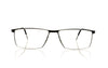 Lindberg 9519 PU16 Temple 407 Silver Glasses - Front