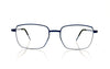 Lindberg Strip 9629 U13 Blue Glasses - Front