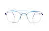 Lindberg Air Rim Mark 80 Blue 80 Glasses - Front