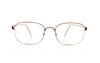 Lindberg Air Rim Mars U12 Brown Glasses - Front