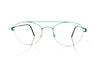 Lindberg Air Rim Christoffer K24/85 Green Glasses - Front