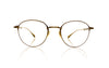 Mr. Leight Getty S MPL-ATG/PLM Maple-Antique Gold Sunglasses - Front