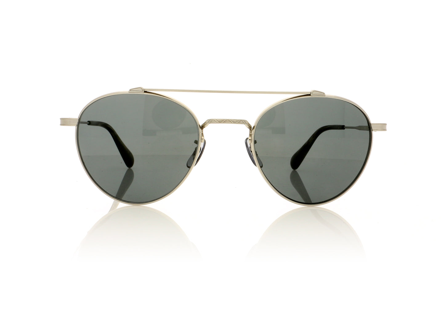 Oliver Peoples Watts Sun OV1223ST 525487 Brushed Silver Sunglasses – The  Eye Place