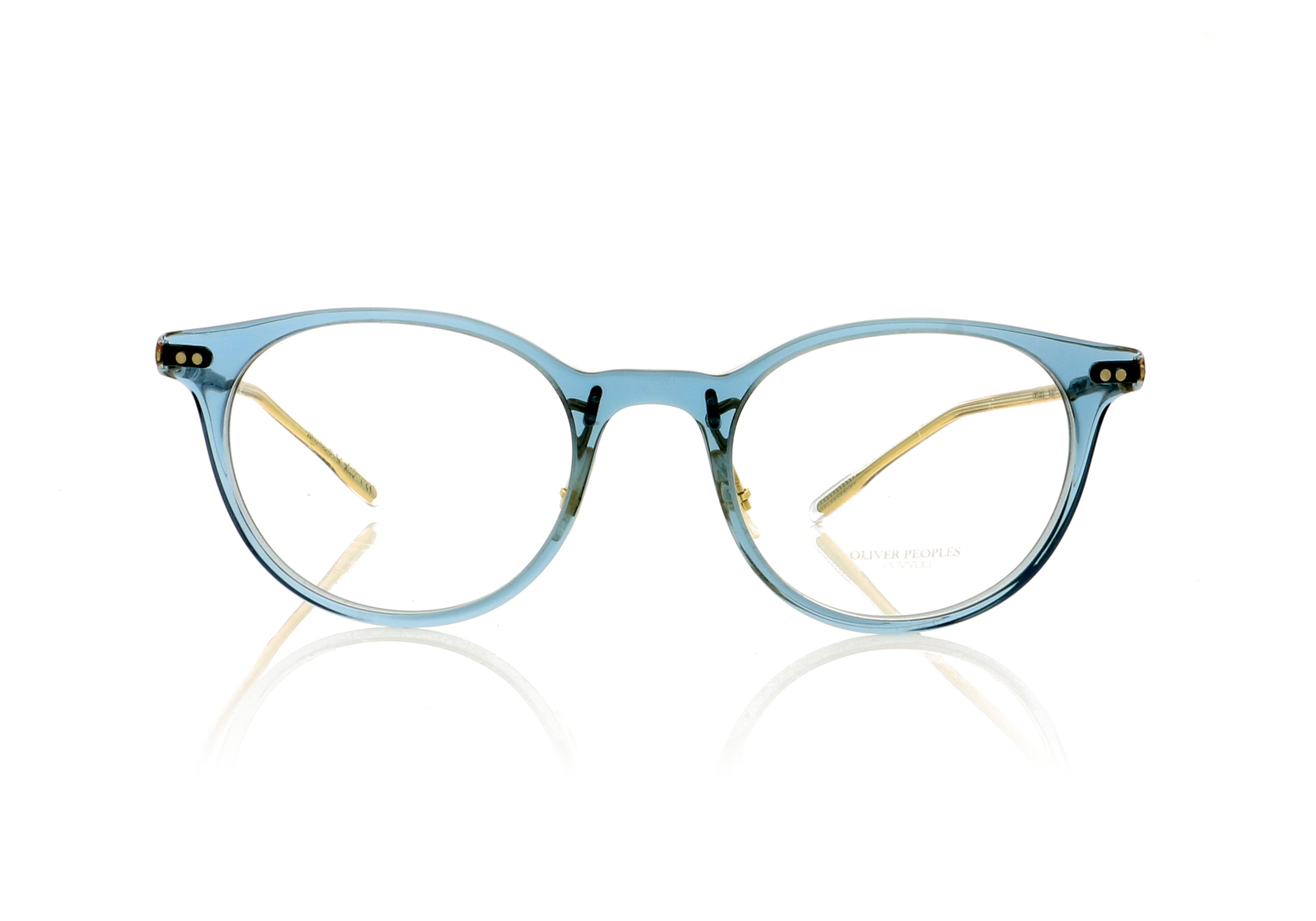 Oliver Peoples Elyo OV5383 1617 Washed Teal Glasses – The Eye Place