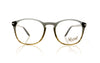 Persol 0PO3007V 1012 Gradient Grey Strip Green Glasses - Front