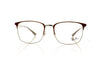 Ray-Ban 0RX6421 3040 Top Matte Brown On Shiny Gunme Glasses - Front