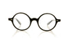 Soprattutto Mondelliani N.44 NOIR Black Glasses - Front