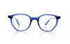 Soprattutto Ovale Bleu-L Blue Glasses - Front