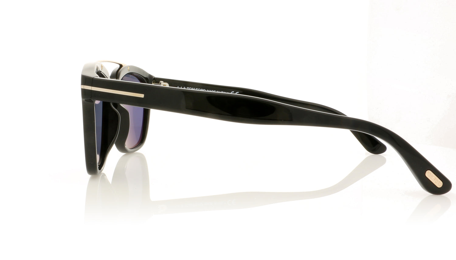 Tom Ford Holt TF0516 01A Shiny Black Sunglasses – The Eye Place