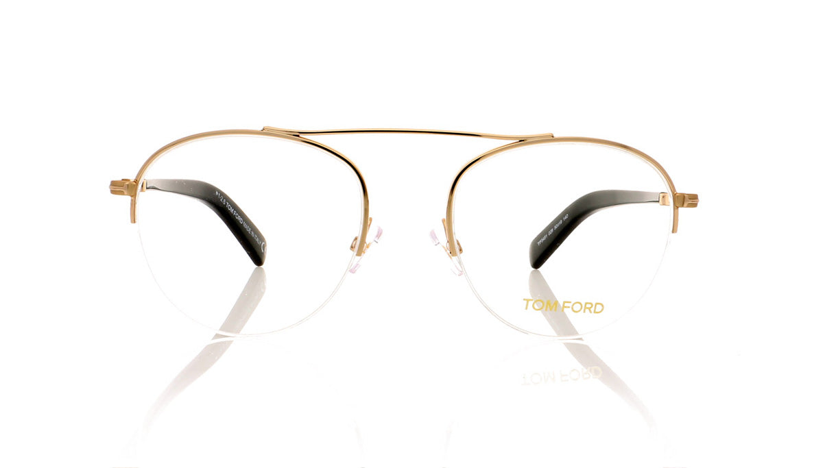 Tom Ford TF5451 28 Shiny Rose Gold Glasses – The Eye Place