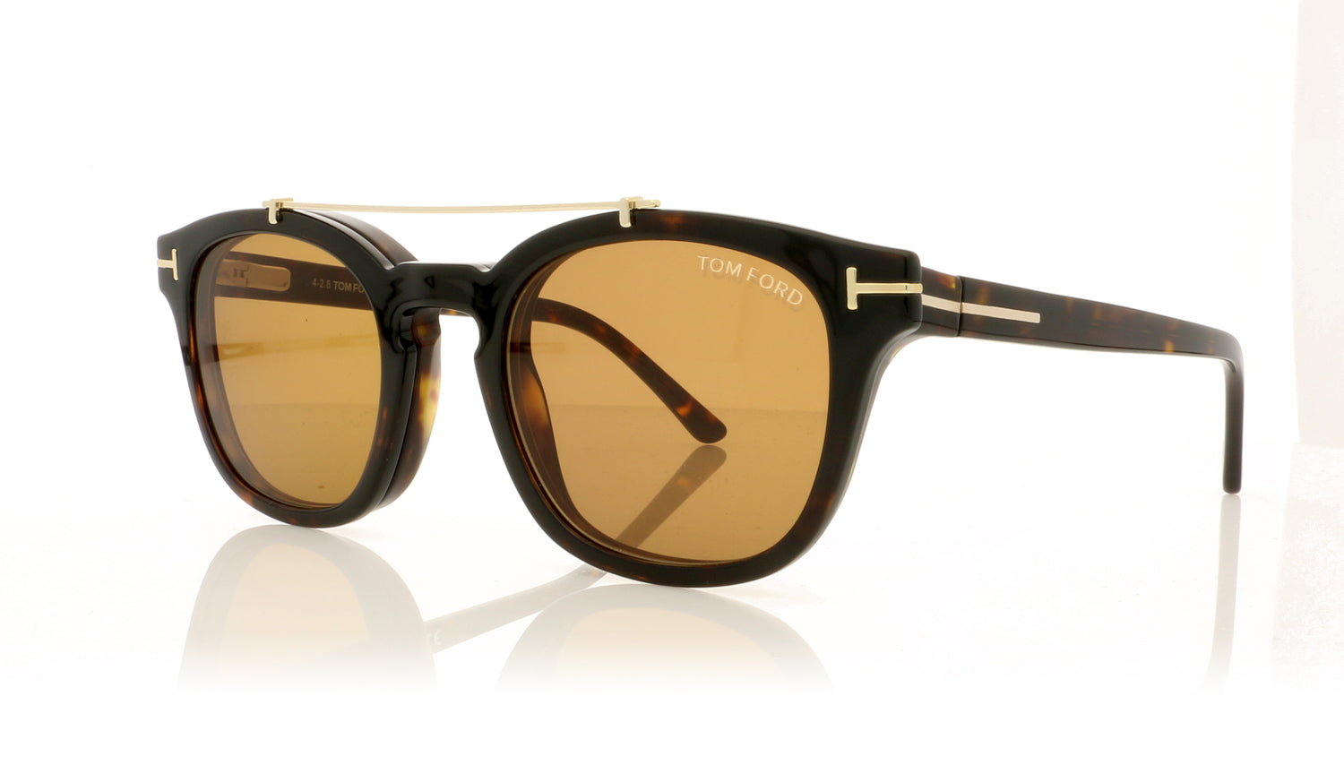 Tom Ford FT5532-B 52E Dark Havana Glasses – The Eye Place