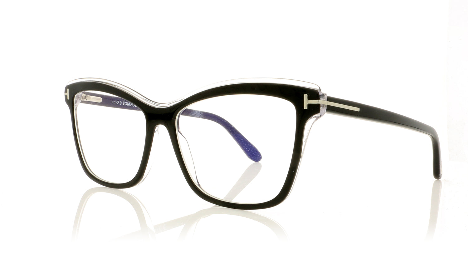 Tom Ford TF5619-B FT5619B 1 Black Glasses – The Eye Place