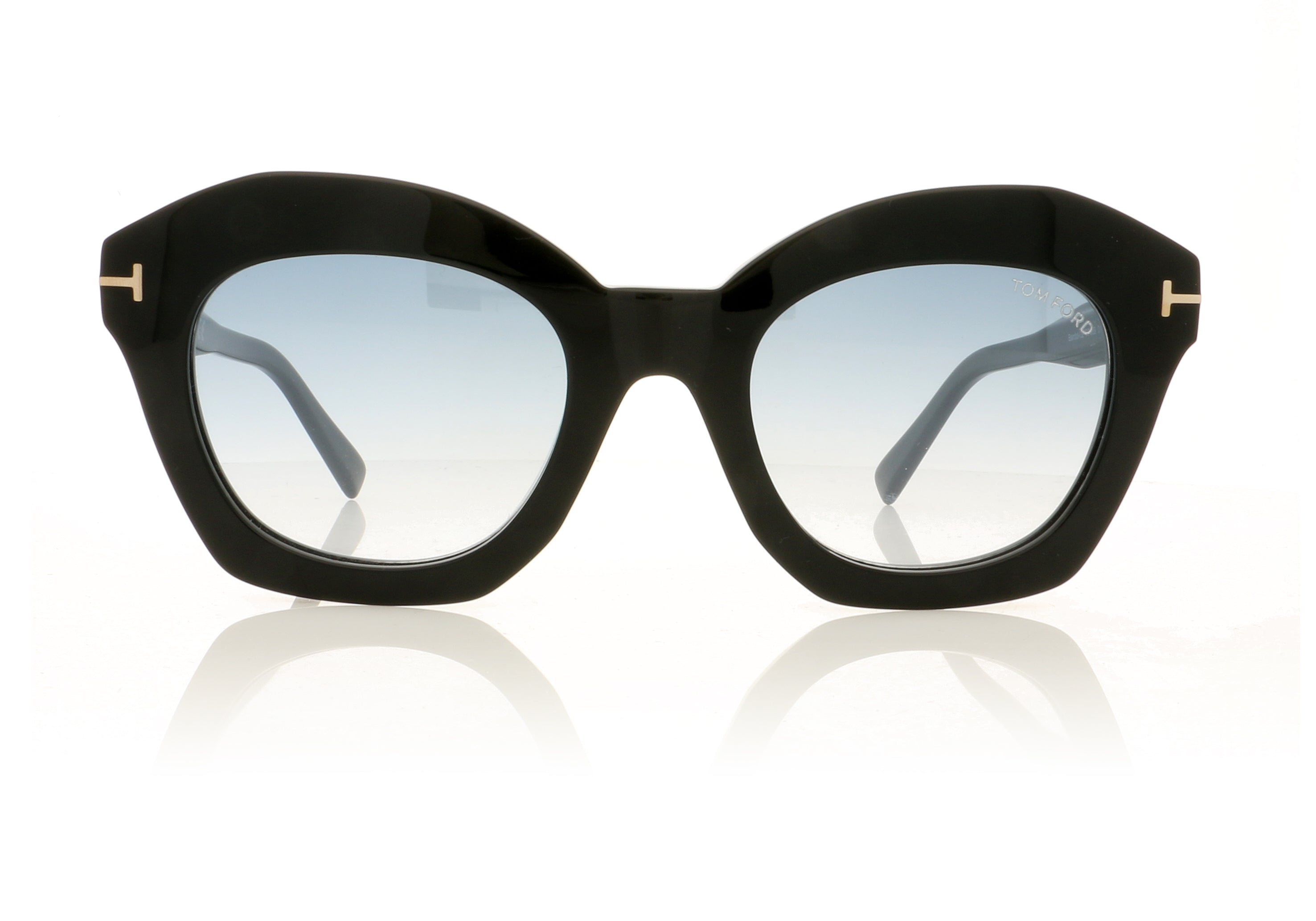 Tom Ford Bardot-02 TF689 01P Black Sunglasses – The Eye Place