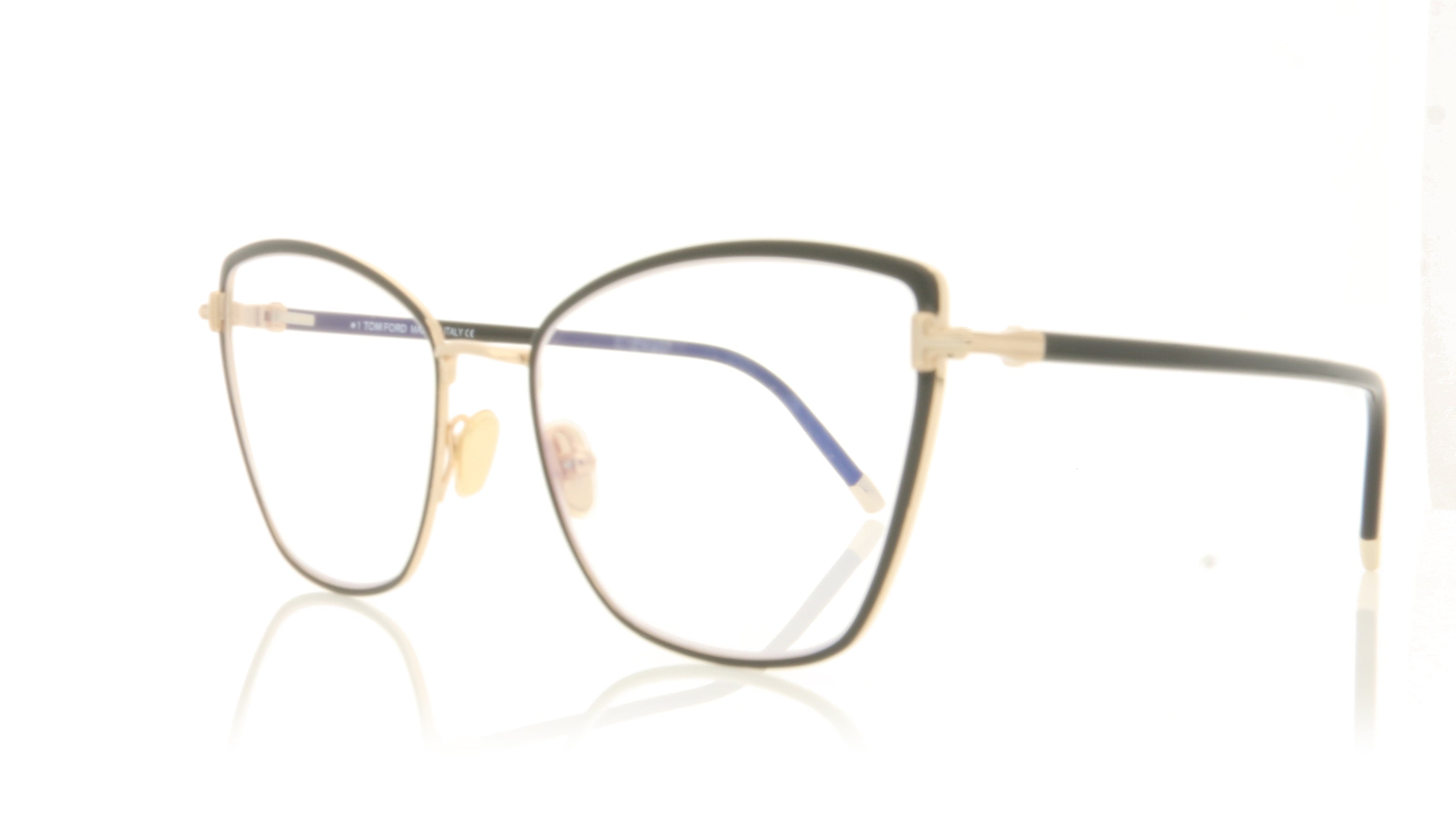 Tom Ford FT5740-B/V TF5740 1 Black Glasses | The Eye Place