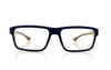 W-eye YC 16M Y10H Blue Glasses - Front