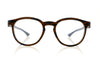 W-eye YK 20L Tortoise Blue Glasses - Front