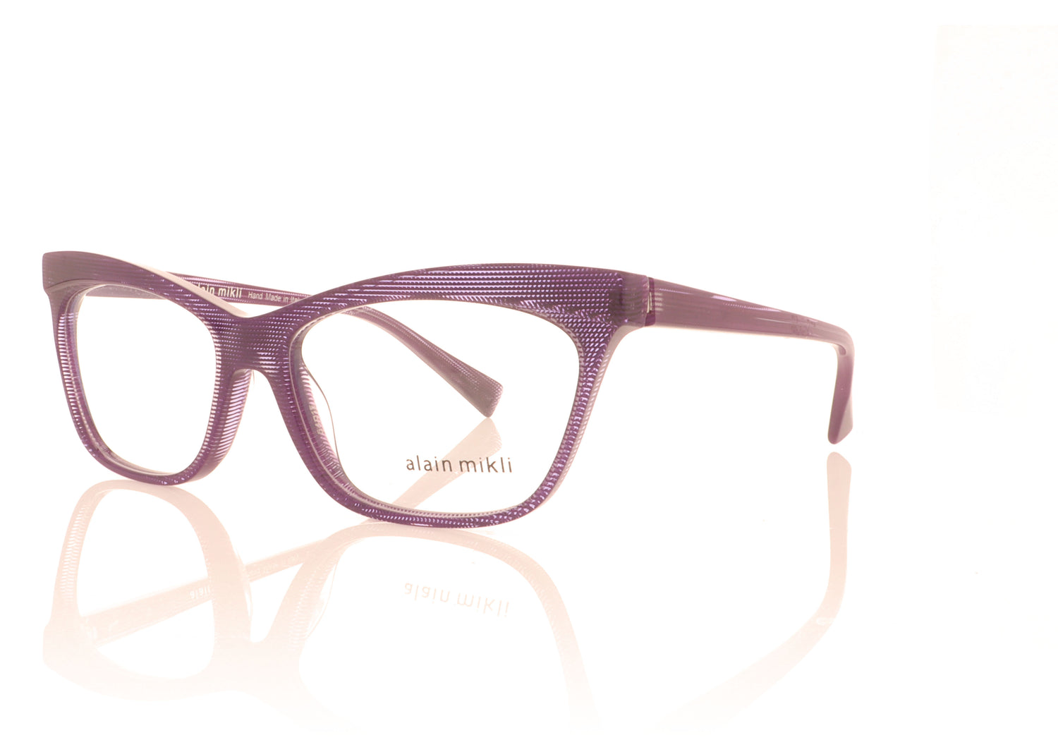 Alain Mikli AO3059 3970 Purple Glasses - Angle