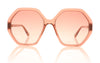 Chloé CH0008S 3 Pink Sunglasses - Front