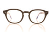 Cutler and Gross 1380 01 Black Glasses - Front