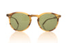 Garrett Leight Carlton Eco AT Army Tortoise Sunglasses - Front