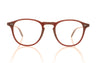 Garrett Leight Hampton BAR Dark Red Glasses - Front