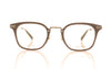 Gold & Wood Bora 1.01 Antic Silver  Glasses - Front