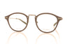 Gold & Wood Bora 02-01 Antic siver  Glasses - Front