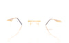 Gold & Wood Rio 02-03 White  Glasses - Front