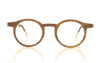 Lindberg buffalo 1846 H18 10 Medium Brown Glasses - Front