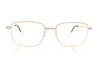 Lindberg Strip 9626 P10 Silver Glasses - Front