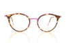 Lindberg Strip 9728 75 GR77 Purple Glasses - Front