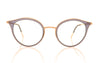 Lindberg Strip 9728 K181 U15 Blue Bronze Glasses - Front