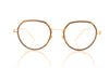 Lindberg Gillian Precious H50 Unica Tortoise Gold Glasses - Front