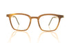 Lindberg buffalo 1860 H18 Medium Brown Glasses - Front