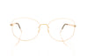 Lindberg 2457 EE05 GT T614 Gold Glasses - Front