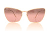 Maui Jim MJ823 Puakenikeni 38B Shiny Rose Gold Sunglasses - Front