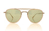 Mr. Leight Roku S ATG Antique Gold Sunglasses - Front