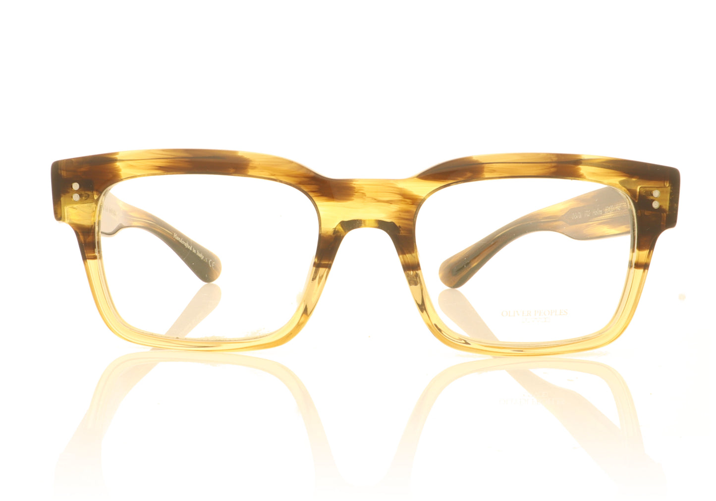 Oliver Peoples Hollins OV5470 1703 Canarywood Glasses – The Eye Place