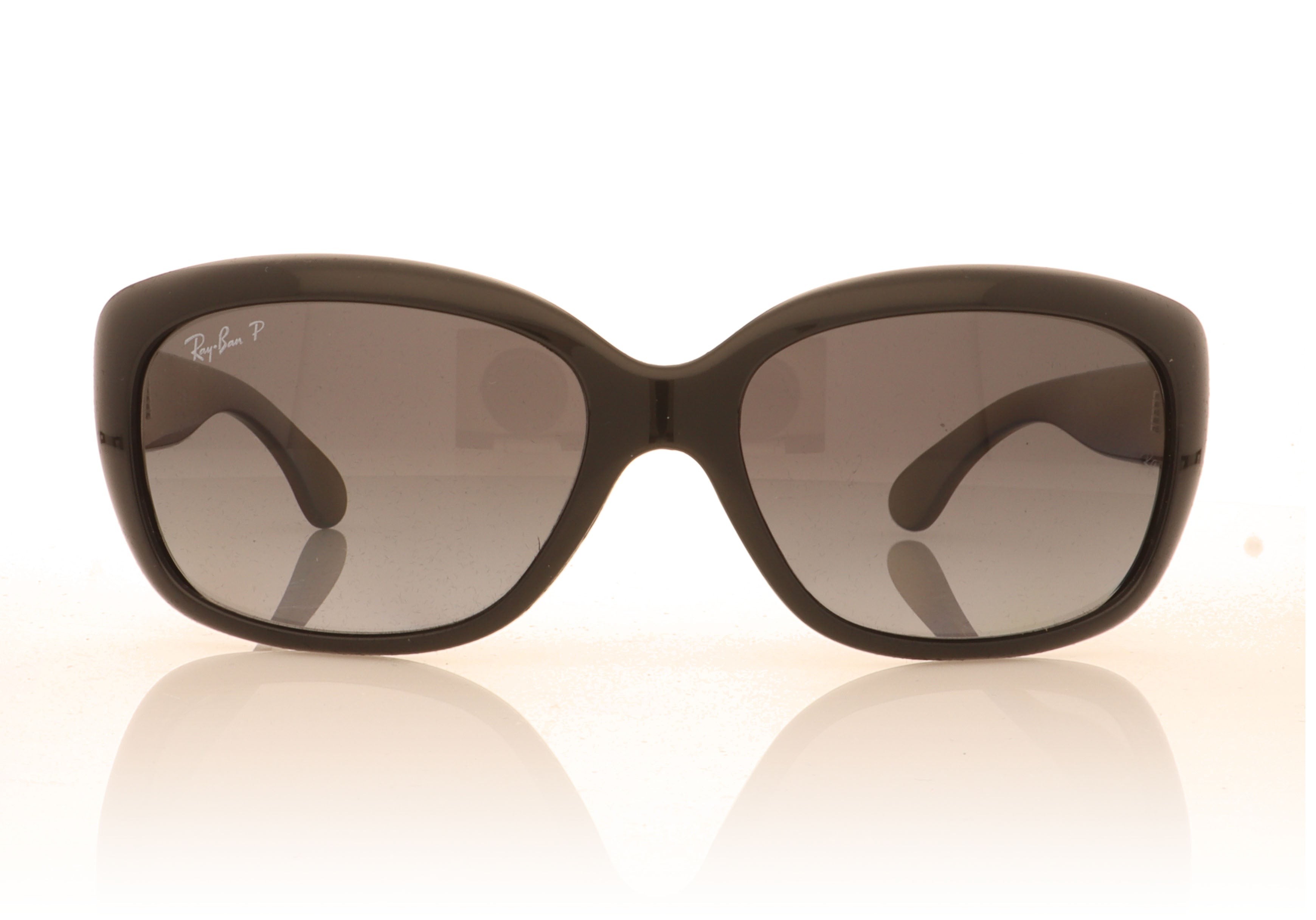 Ray-Ban Jackie Ohh 601/T3 Shiny Black Sunglasses | The Eye Place
