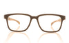 ROLF Spectacles Bristol 93 bog oak | walnut Glasses - Front