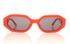 The Attico Irene C7 Red Sunglasses - Front