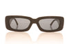 The Attico Mini Marfa C1 Black Sunglasses - Front