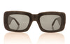 The Attico Marfa C1 Black Sunglasses - Front