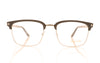 Tom Ford TF5504 005 Shiny Black Glasses - Front