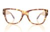 Tom Ford FT5878 055 Tortoise Glasses - Front